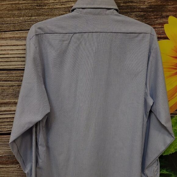 Wrangler by Red Kap uniform shirts Size large blue/white stripped NWOT - Picture 2 of 8